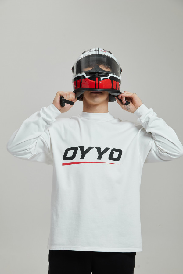 Лонгслив OYYO RACER RED белый S