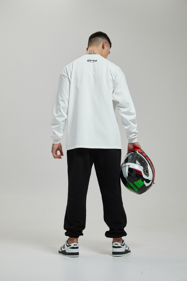 Лонгслив OYYO RACER RED белый S