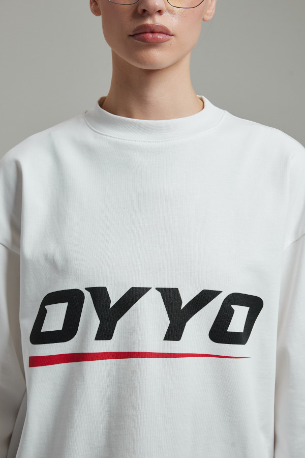 Лонгслив OYYO RACER RED белый S