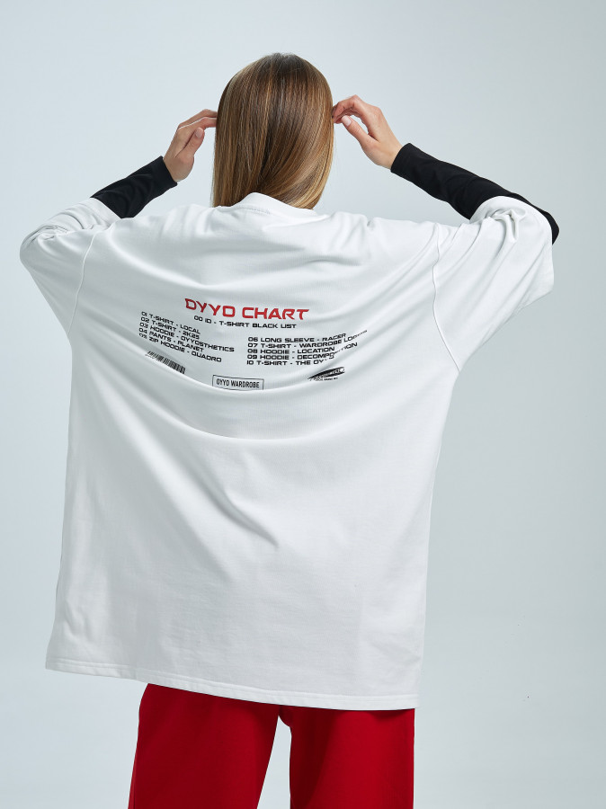 Футболка OYYO CHART белая XL