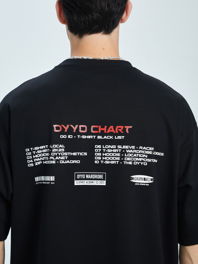 Футболка OYYO CHART черная  M