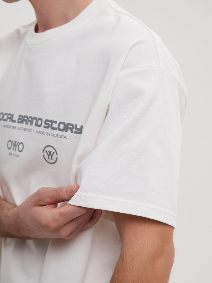 Футболка OYYO LOCAL белая L