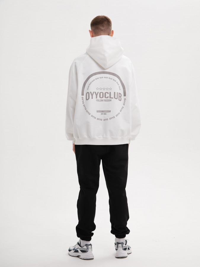 Худи OYYO CLUB белый (S)